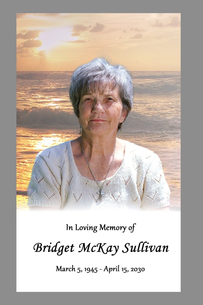 custom photo prayer card beach sunset