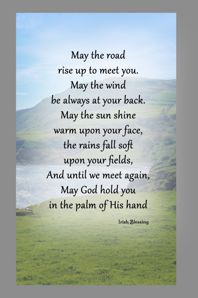 Irish Blessing Prayer Card