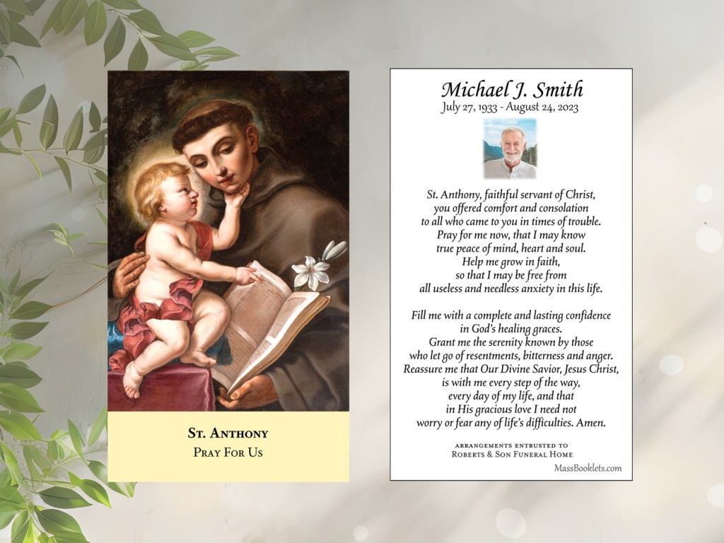 Saint Anthony with infant Jesus